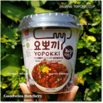 Topokki korean rice cake halal YOPOKKI 280g 745kcal TOPOKKI JJAJANG